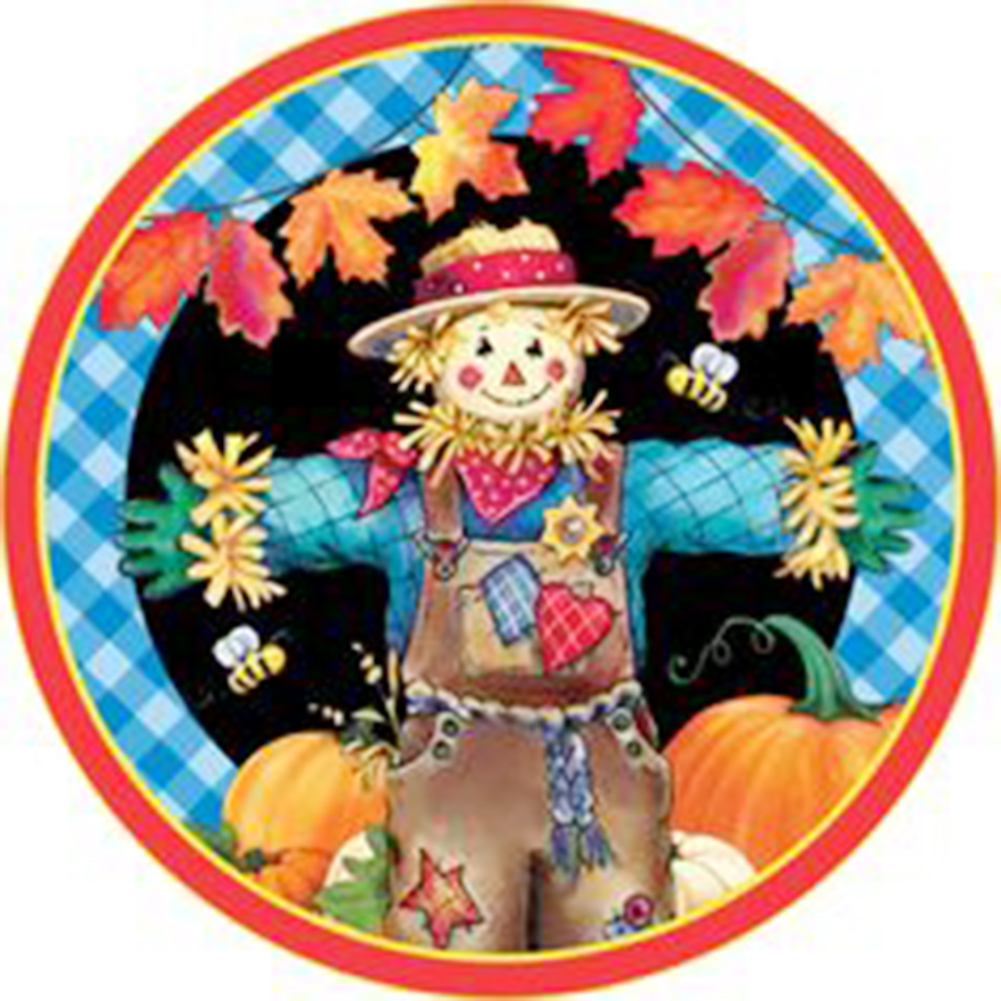 

Pumpkin Wreath - Round Drill Diamond Painting - 40*40CM, 501 Original