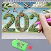 (US Local)2026 Calendar Diamond Painting Kit DIY Diamond Art Desk Calendar for Home Office
