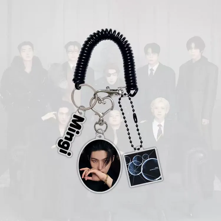 Ateez Golden Hour Part 4 Members Album Keychain