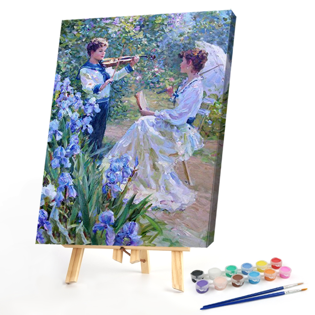

40*50CM - Paint By Numbers - Girl, 501 Original