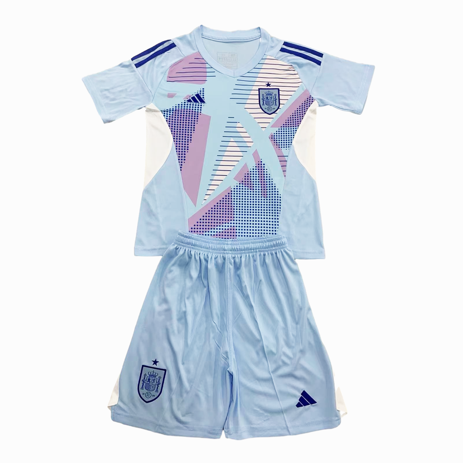 Spain 2024 Goalkeeper Kids Kit - Blue