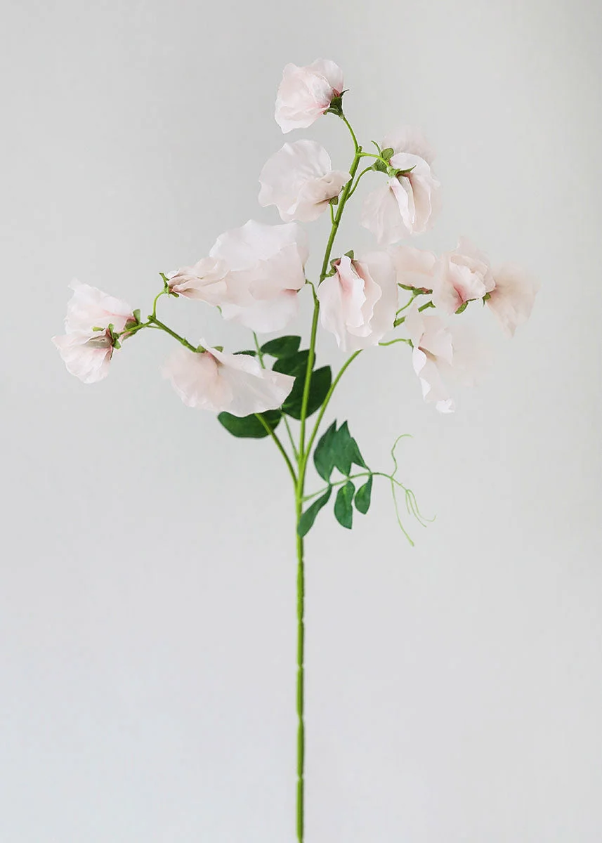 Artificial Pink Sweet Pea Wildflowers - 26.75"