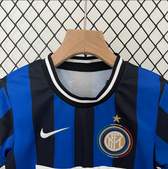 Retro 09/10 Inter Milan Home Kids Kit Football Shirt Thai Quality