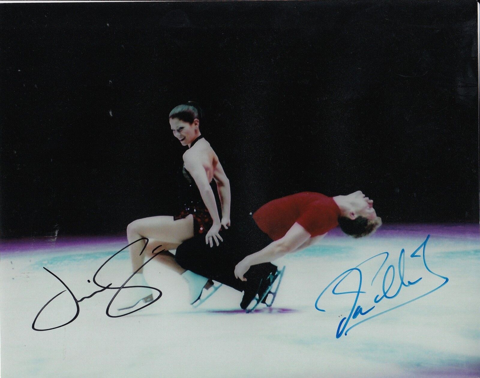 JAMIE SALE & DAVID PELLETIER signed (USA OLYMPIC FIGURE SKATING) 8X10 W/COA #1