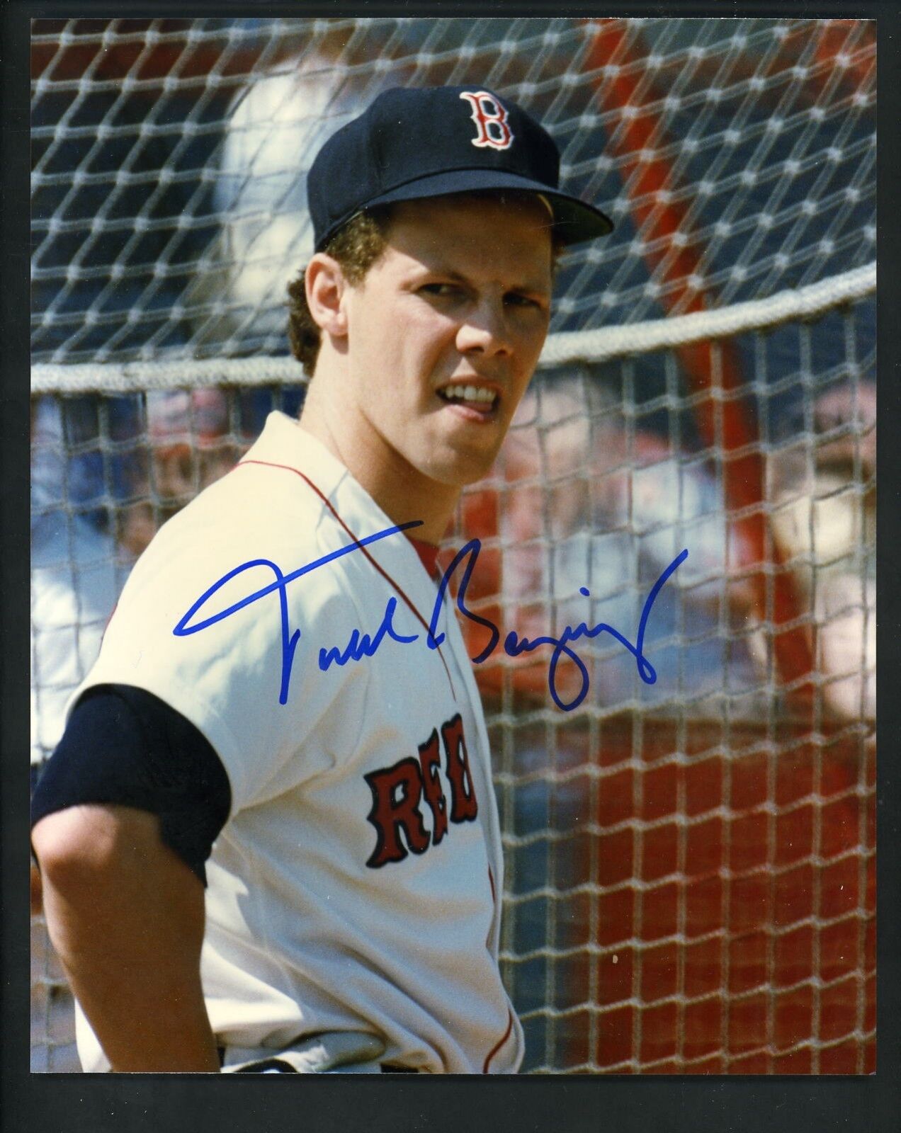 Todd Benzinger Signed Autographed 8 x 10 Photo Poster painting w/ JSA authentication Red Sox