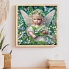 Diamond Painting-DIY Crystal Rhinestone Angel Girl