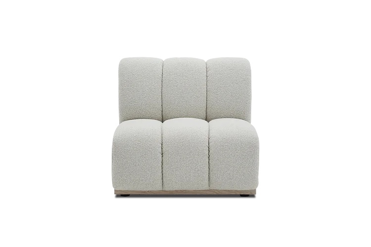 Marlow Performance Boucl&eacute; Armless Sofa