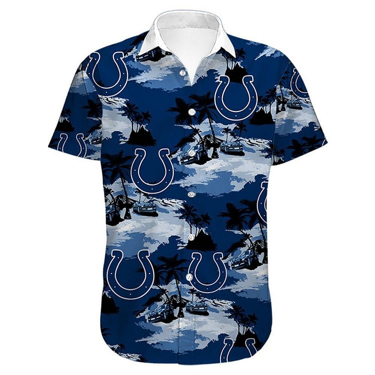 Indianapolis Colts Button Up Tee Shirt