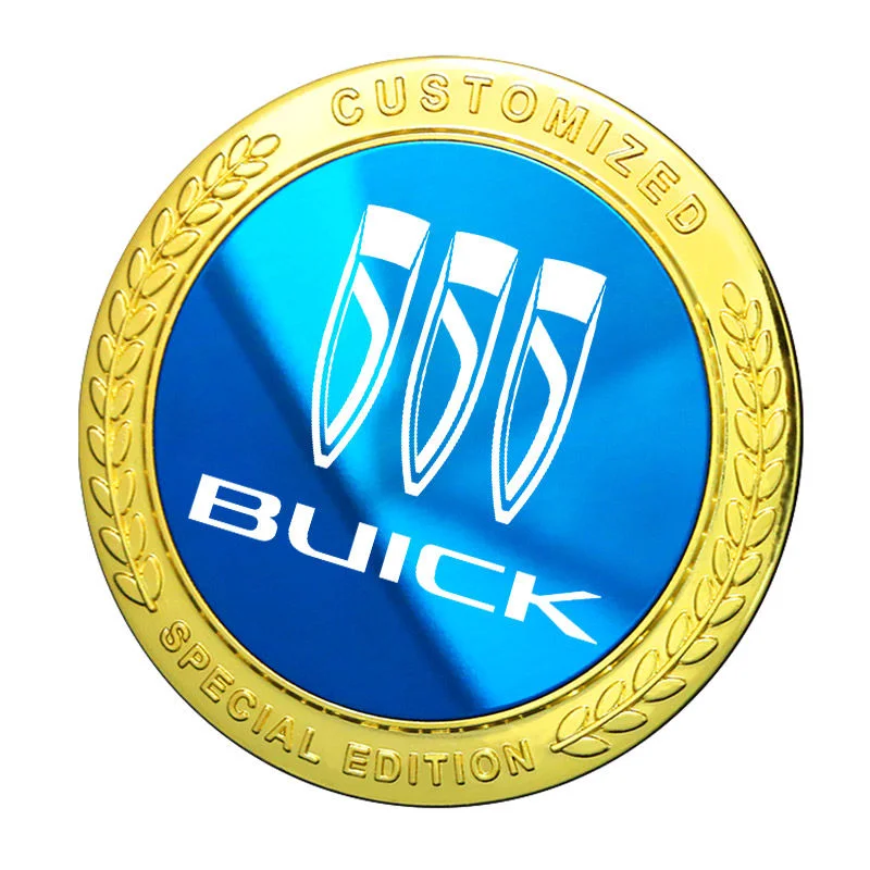 Triangle window side sticker, metal non-fading car stickers decorative stickers