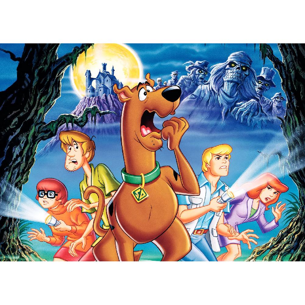 Diamond Painting-5D Full Round Drill Scooby Doo