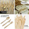 100 Pack | 6" Eco Friendly Birchwood Disposable Picnic Spoons, Cutlery
