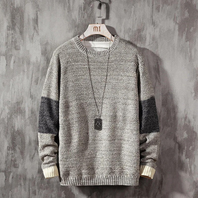 fashion Japanese casual loose sweater men's style pullover men clothes Free shipping