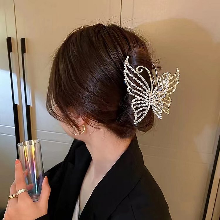 Pearl Butterfly Hair Clip KERENTILA