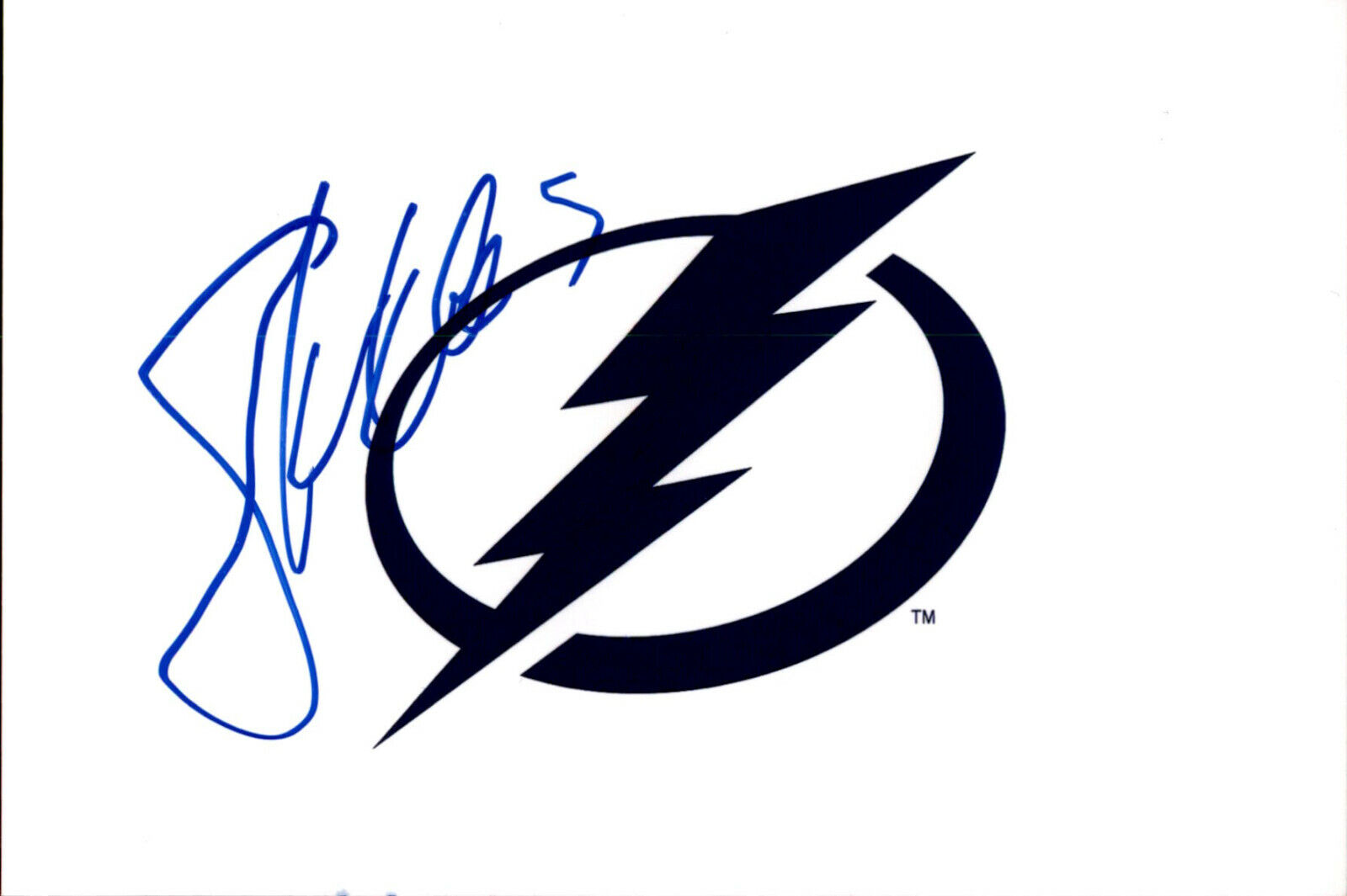 Slater Koekkoek SIGNED 4x6 Photo Poster painting TAMPA BAY LIGHTNING