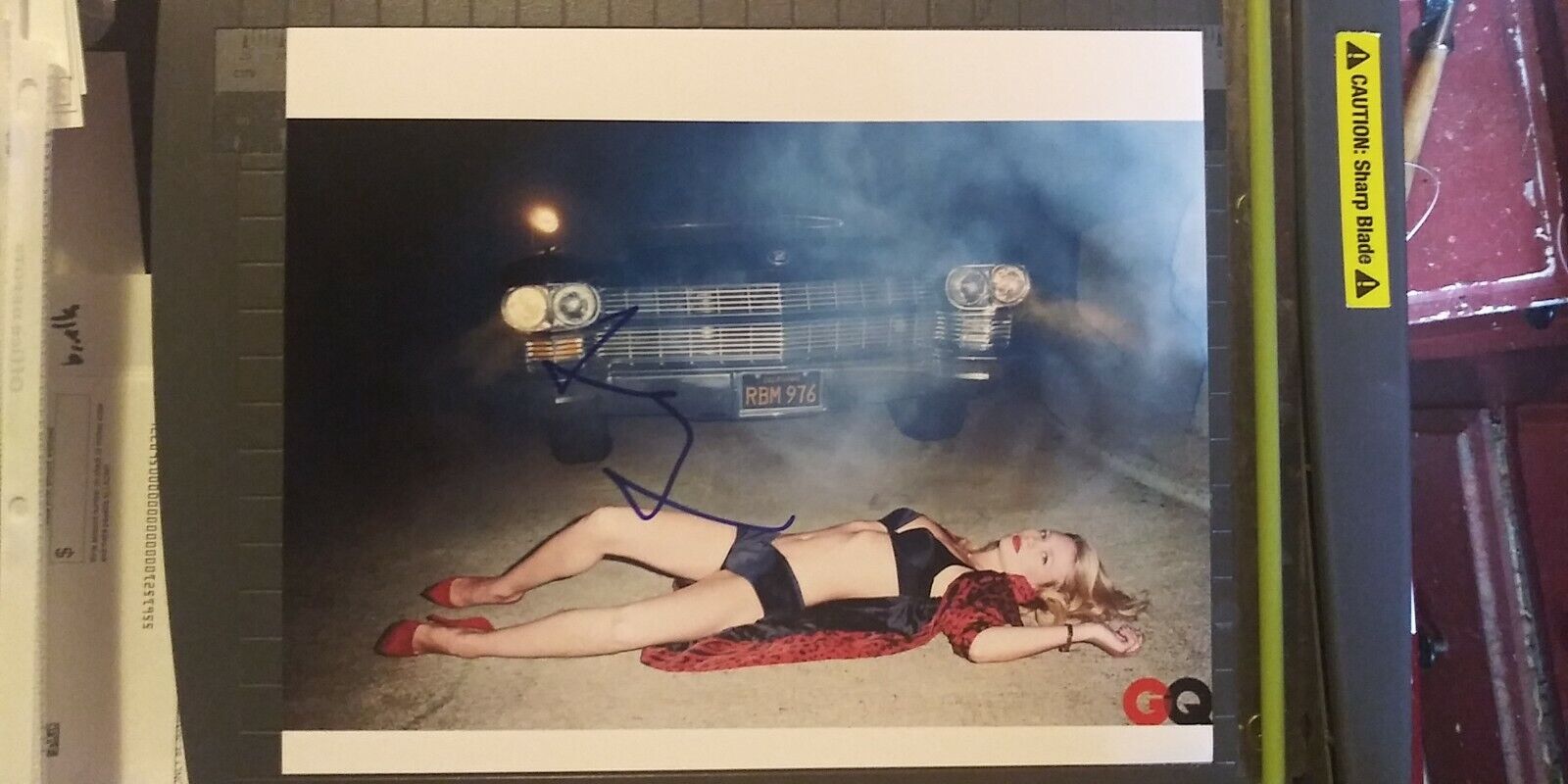 January Jones signed 8x10