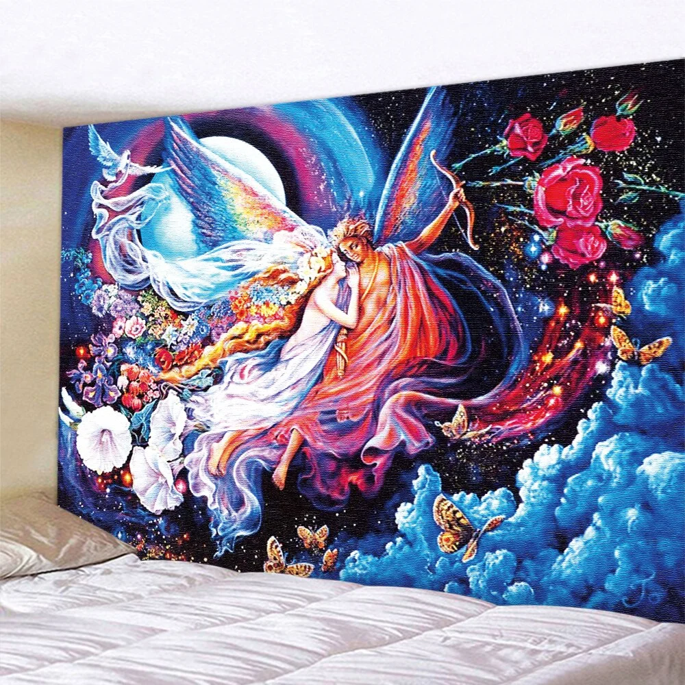 Nigikala art home decoration witchcraft tapestry Mandala tapestry Bohemian decorative yoga mat psychedelic scene mattress