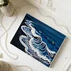 uk.everydayedeals DIY Pearl Painting With Frame - Handmade Self-Adhesive Pearls - Waves(20*30cm)