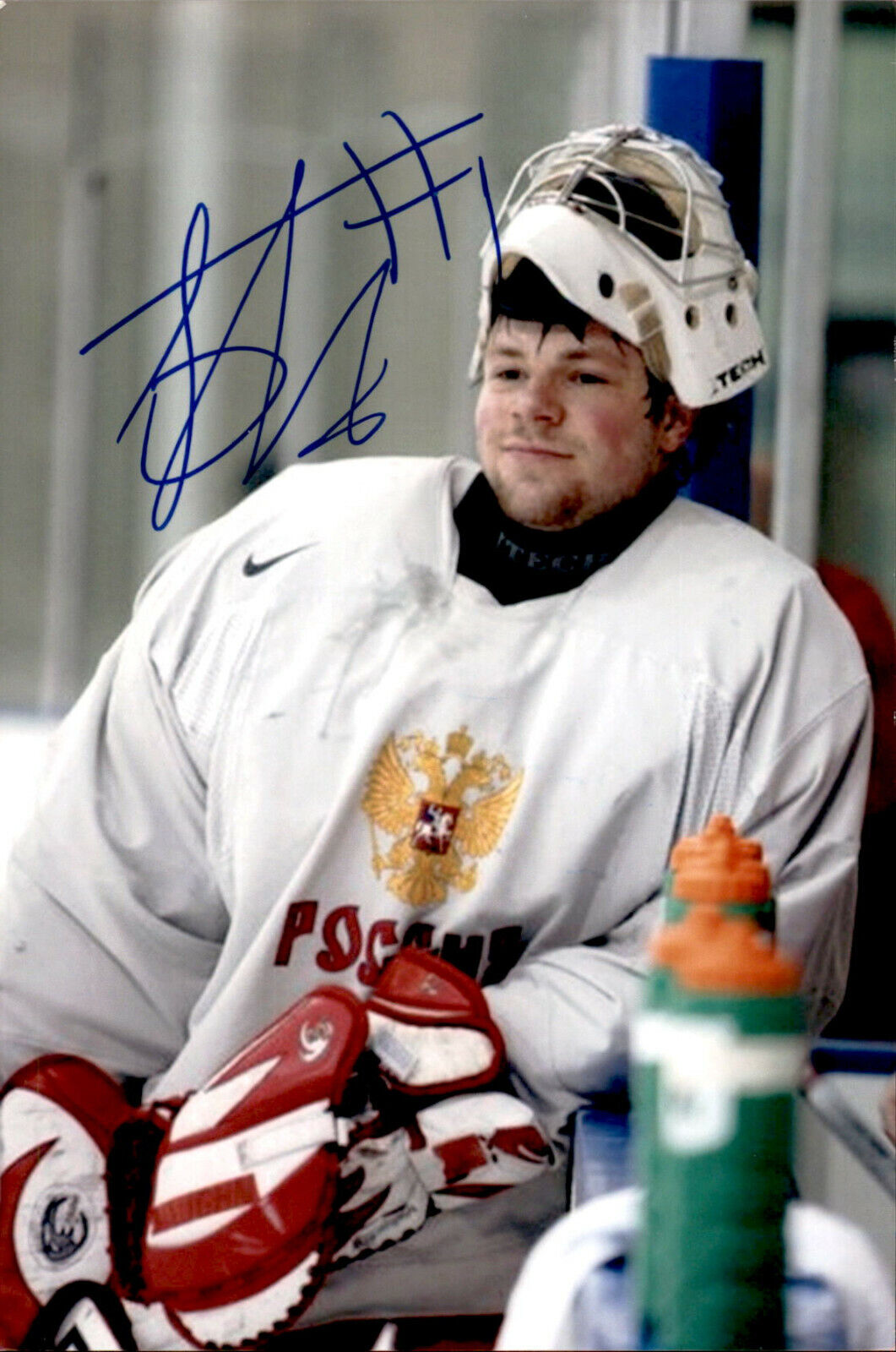 Igor Bobkov SIGNED 4x6 Photo Poster painting TEAM RUSSIA / ANAHEIM DUCKS