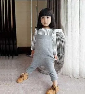2019 Spring Brand Style Baby Overalls 0-5yrs Boys Girls Cotton Harem Knitted Pants Baby Kids Toddlers PP Pants Baby Harem Pants