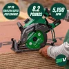 Metabo HPT 36V MultiVolt 7-1/4 Inch Rear Handle Circular Saw, Lightweight Design, Up to 500 2x4 Cuts Per Charge, 53&deg; Adjustable Bevel Capacity, Lifetime Tool Body Warranty, C3607DWA