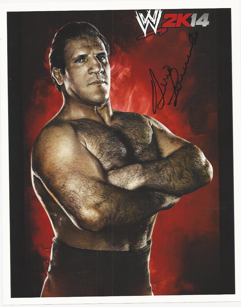 Bruno Sammartino - WWE Champion signed Photo Poster painting