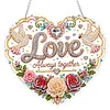 DIY Diamond Painting Hanging Ornament Pendant Acrylic Double Sided Print Decor Kit
