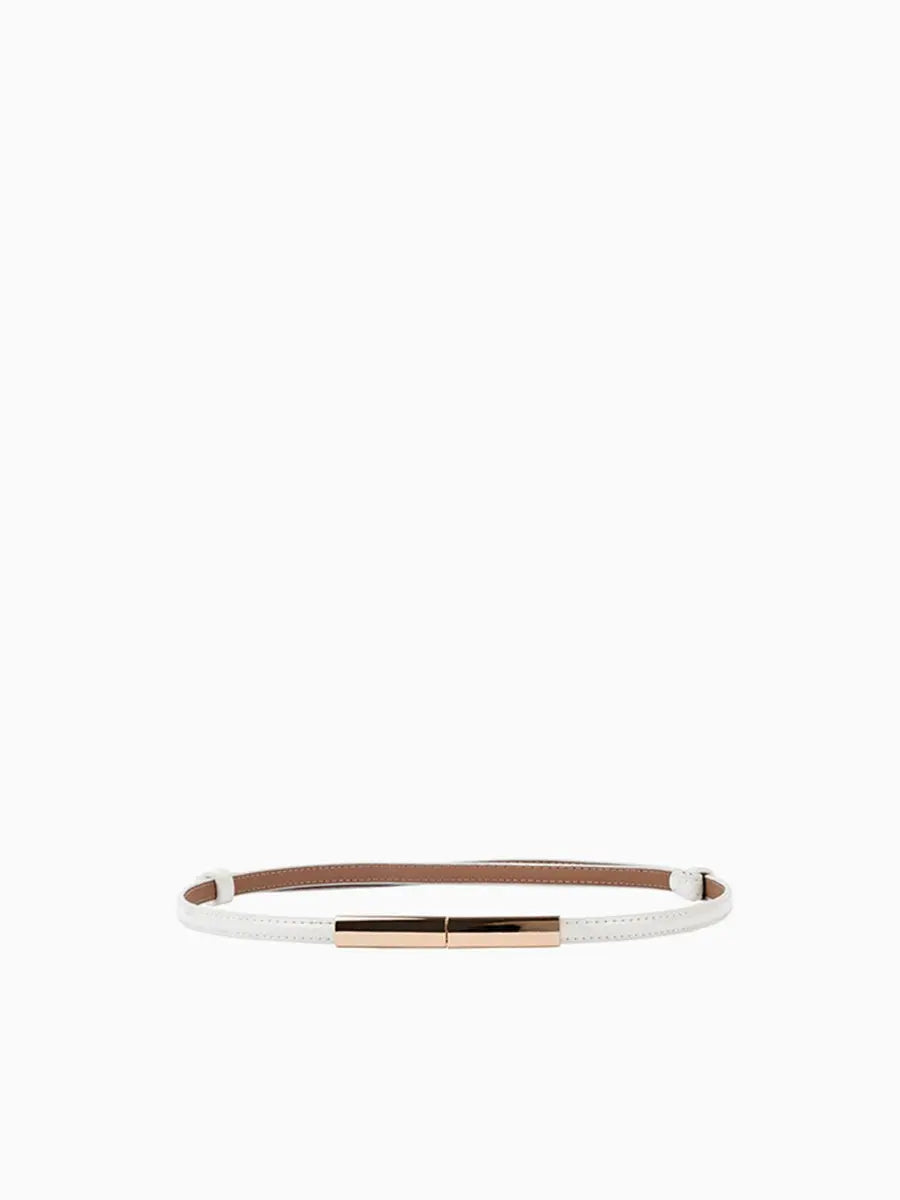 Ladies Buckle Thin Belt