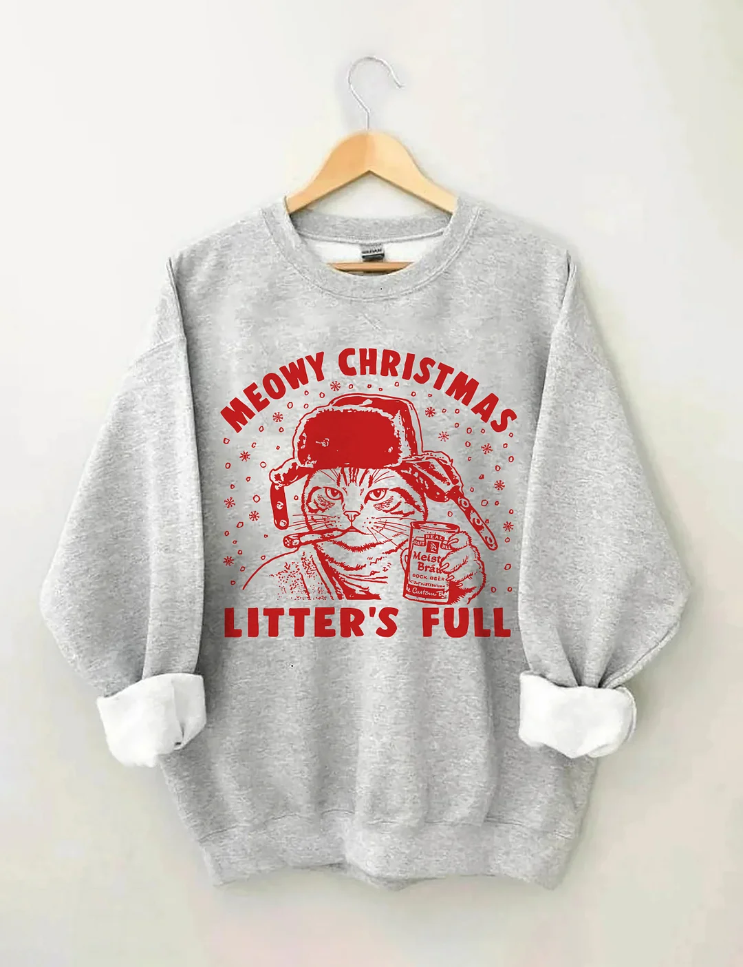 Litters Full Meowy Christmas Sweatshirt