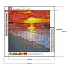 Diamond Painting-DIY Full Round Drill Seawater Sunrise