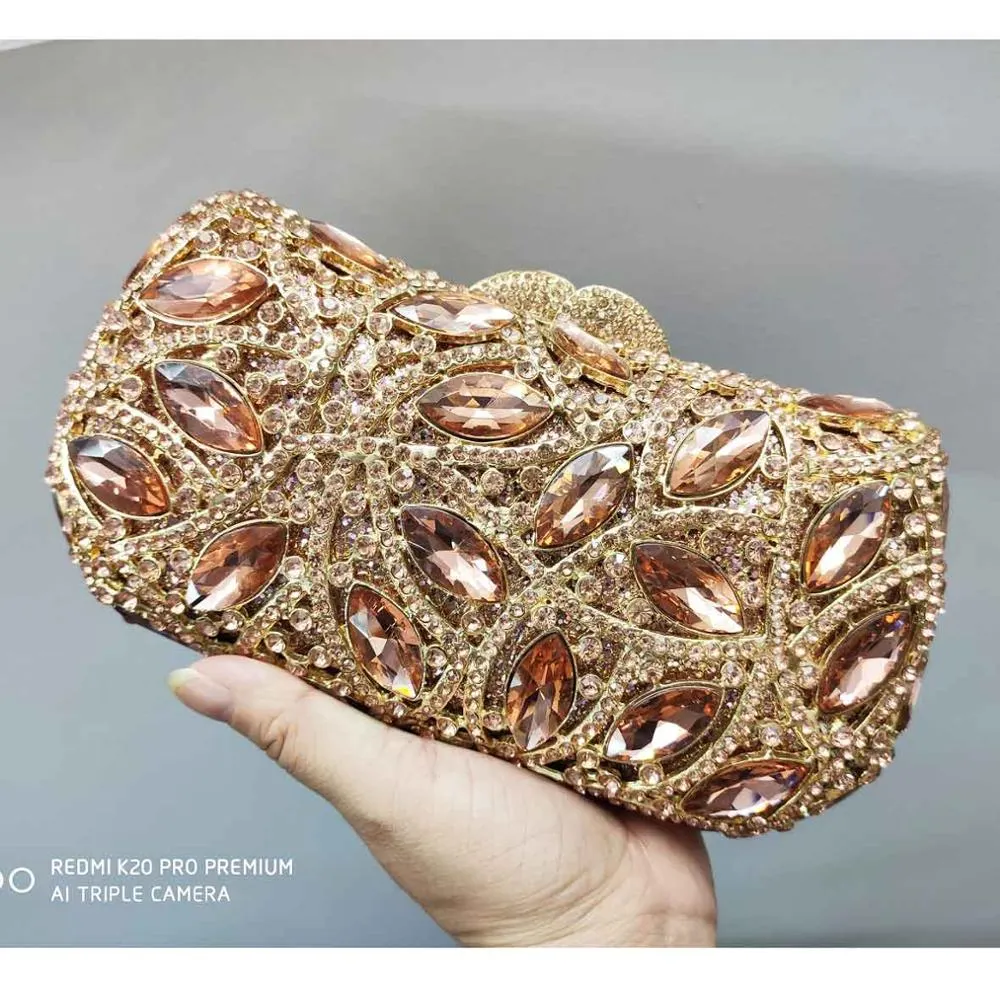 Luxury Fashion emerald Crystal Evening Bags for Big Stone purple diamante Clutch Bags Party Wedding Bridal Purse Handbags SM15