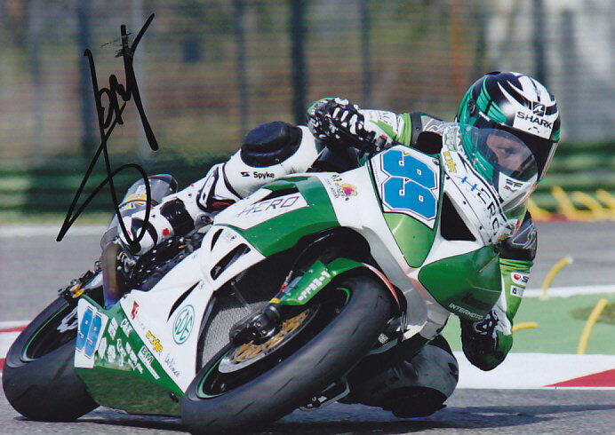 Fabien Foret Kawasaki Signed 5x7 Photo Poster painting 2012 3.