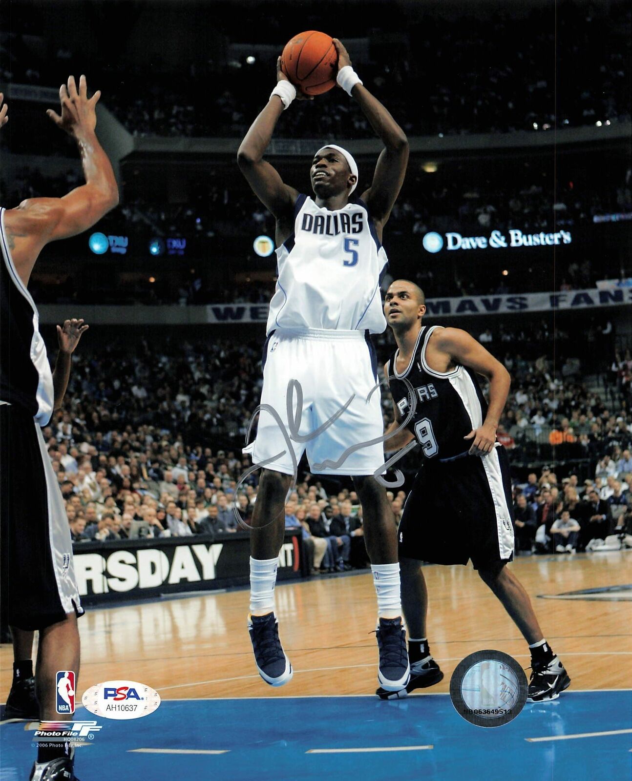 Josh Howard signed 8x10 Photo Poster painting PSA/DNA Dallas Mavericks Autographed