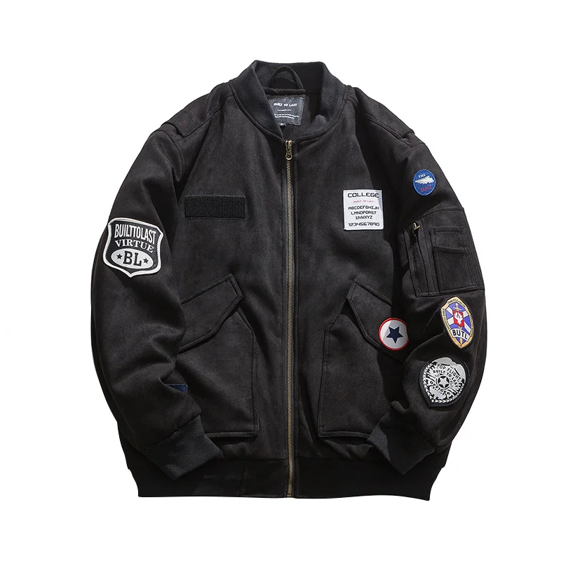 Baseball uniform casual couple jacket oversize hip-hop jacket