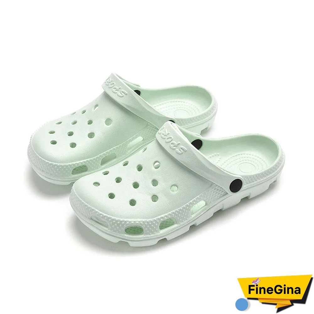 Solid Color Hollow Garden Shoes