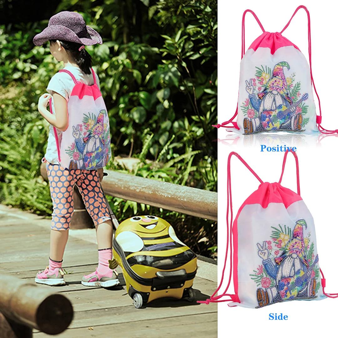 DIY Diamond Painting Fashion Drawstring Bag - Goblin