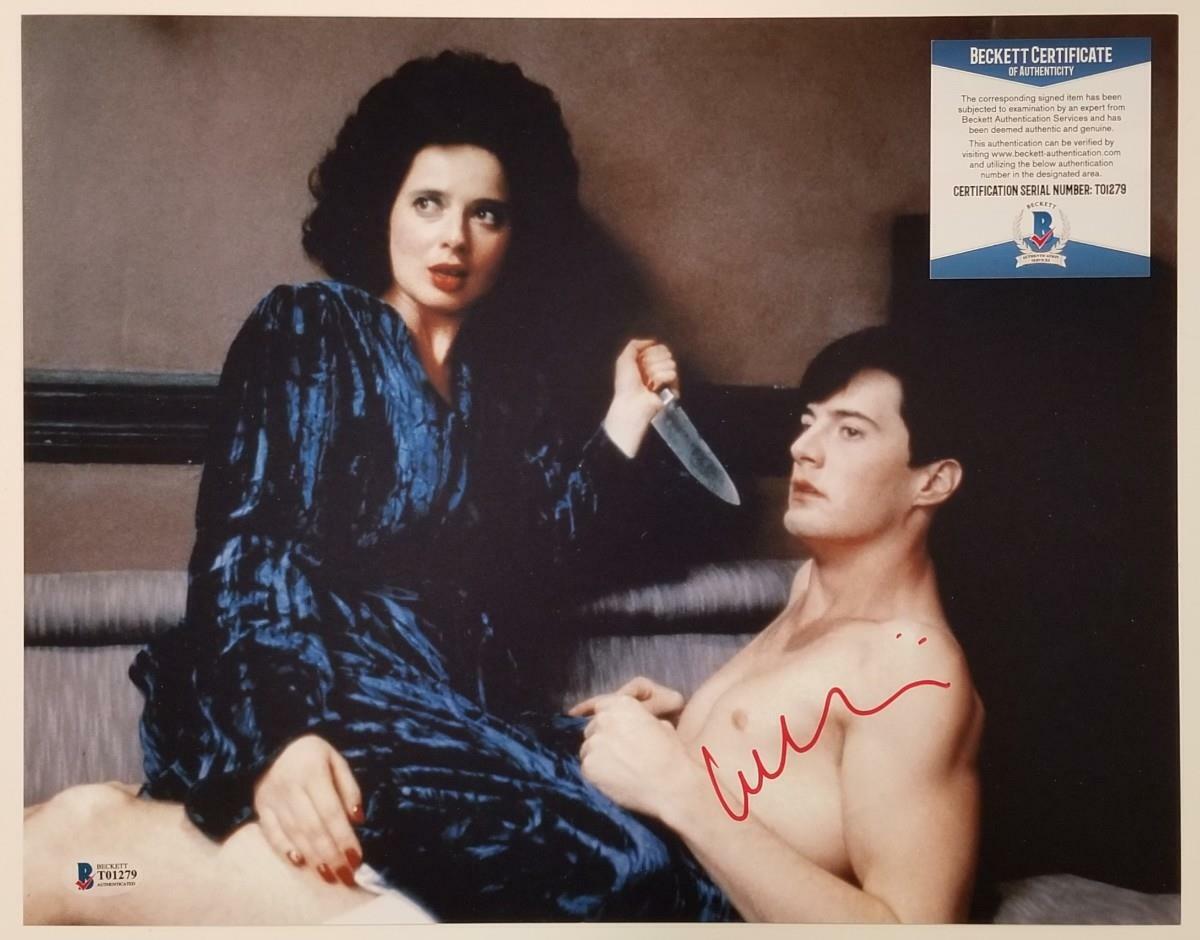 Isabella Rossellini signed Blue Velvet 11x14 Photo Poster painting Autograph A ~ Beckett BAS COA