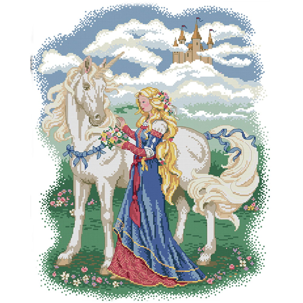 

Character - 14CT Stamped Cross Stitch - 42*50CM, 501 Original