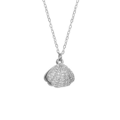 Elegant Pearl Shell Shape Necklace