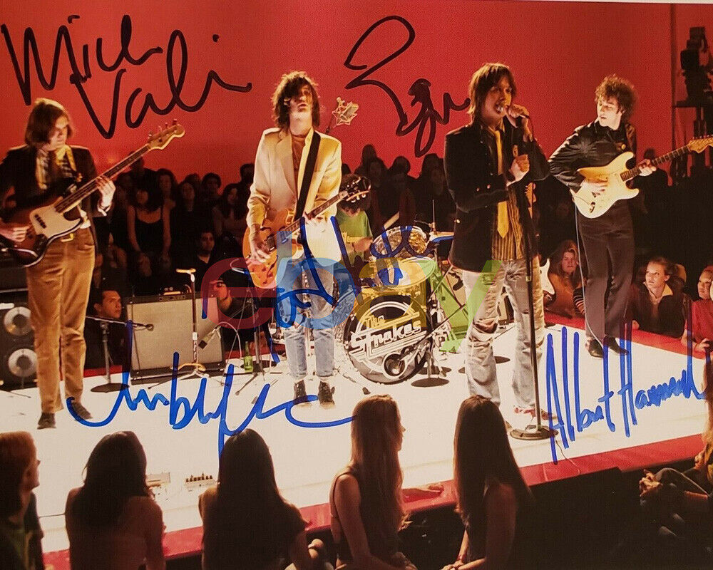 THE STROKES BAND Autographed Photo Poster painting 8X10 Signed reprint