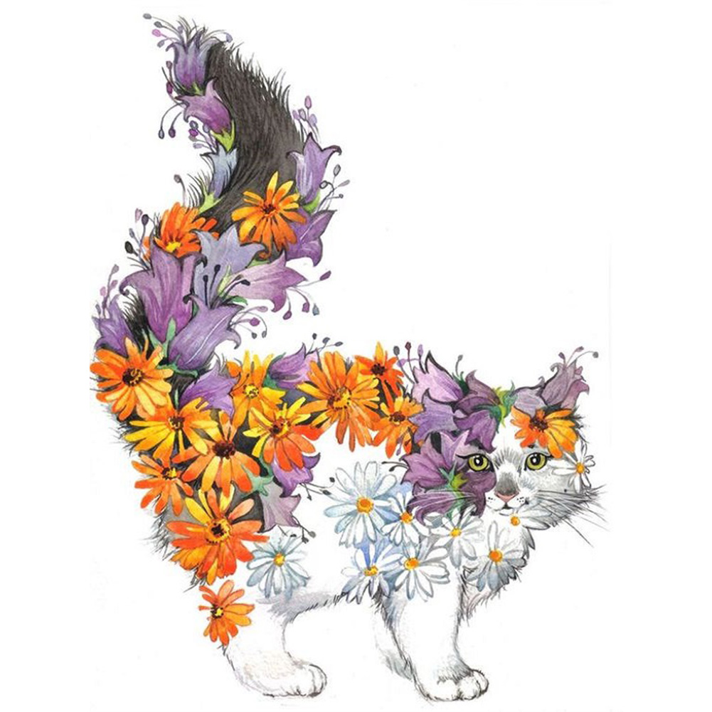 

Flower Animal - Round Drill Diamond Painting - 30*40CM, 04, 501 Original