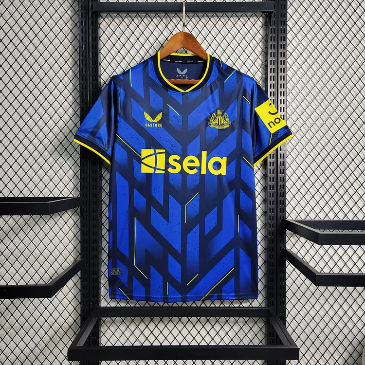 Newcastle United UCL Third Shirt Top Kit 2023-2024 - Blue