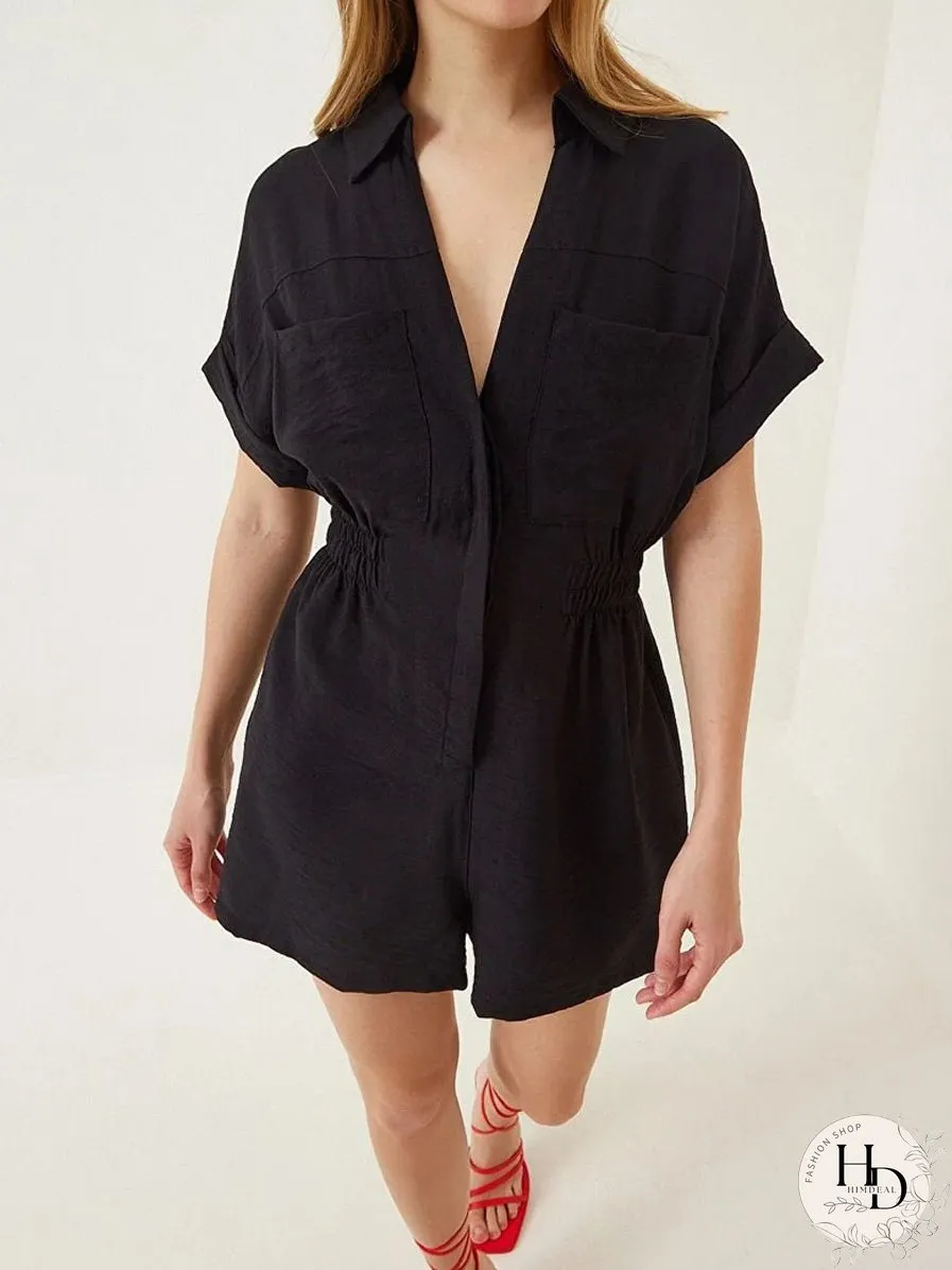 Casual Loose High Waist Jumpsuit