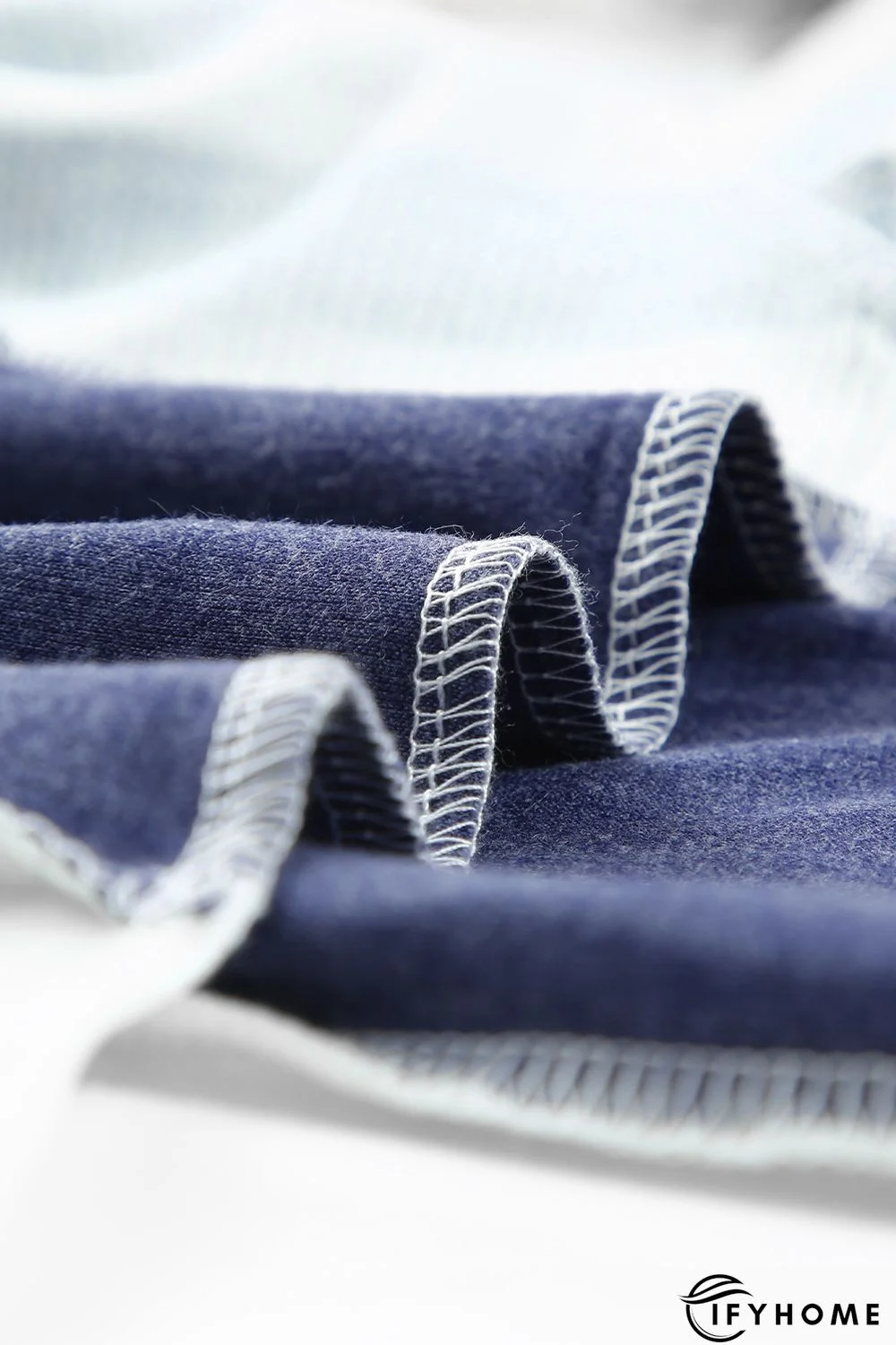 White Stripes Colorblock T-shirt | IFYHOME