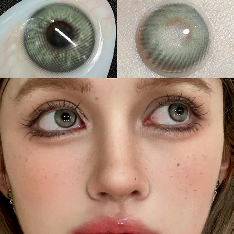 【PRESCRIPTION】Apex Green Colored Contact Lenses
