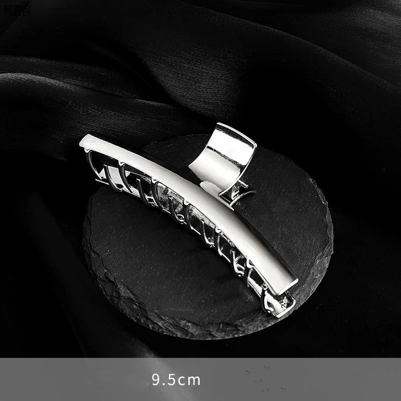 Casual Minimalist Women’s Star Solid Color Alloy Metal Hollow Out Hair Clip Hairpin Hair Claws