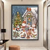 Christmas Eve Rabbit-11CT Stamped Cross Stitch 55*70cm/21.65*27.56in(Big Size) tapestrymarket