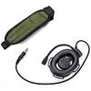 HD01 7.1 mm Earpiece Microphone Wakie Talkie Headset for Bowman Elite II