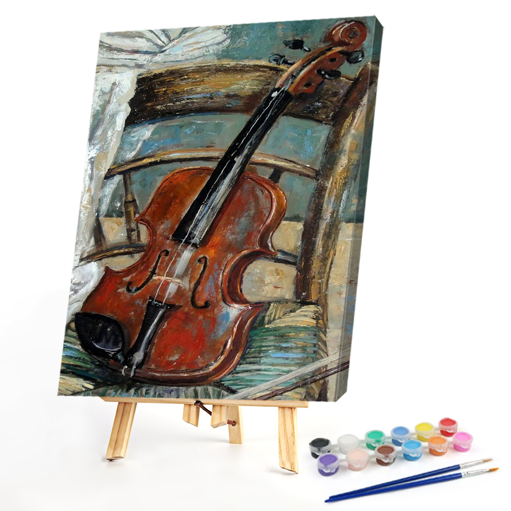

40*50CM - Paint By Numbers - Guitar, 501 Original