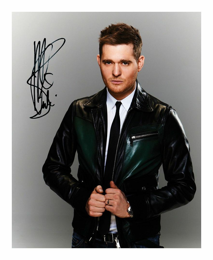 Michael Buble Autograph Signed Photo Poster painting Print 1