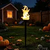 Halloween Yard Decor Solar Stake Light Outdoor Warm LED Garden Light